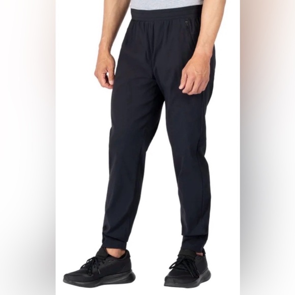 NWT Soybu Men's Performance Black Woven Jogger Size XL - Picture 2 of 7